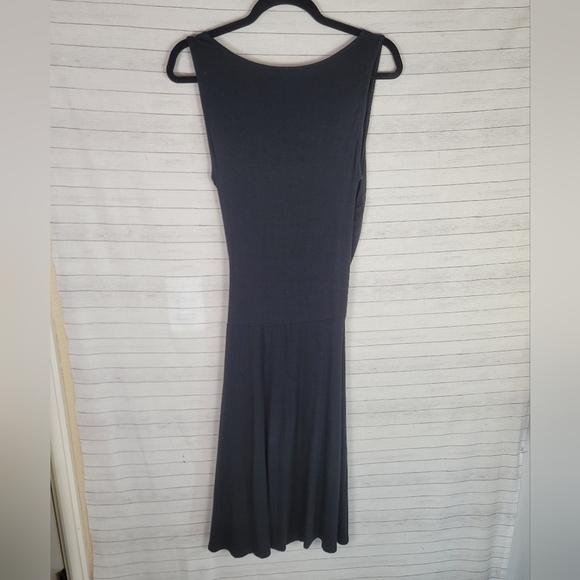 CAbi After Five Faux Wrap Dress in Black, sz Medium - Picture 8 of 13